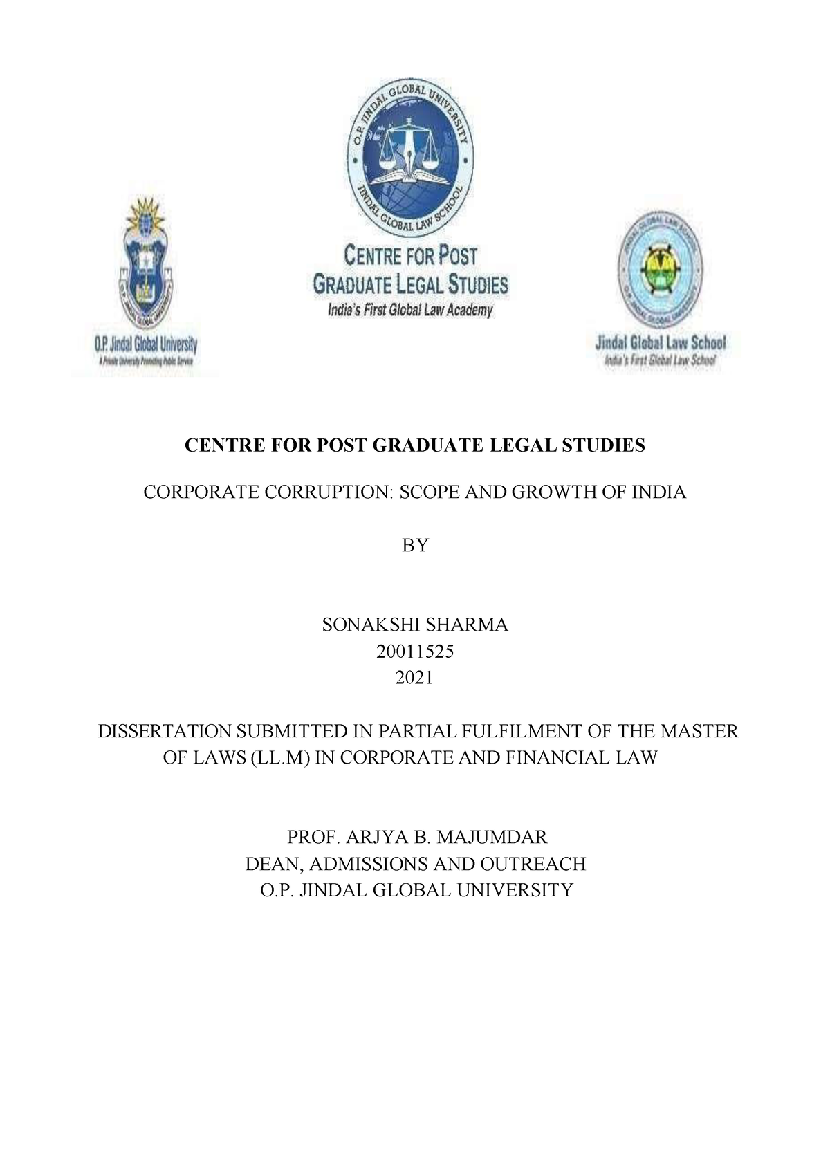 llm legal practice dissertation topics
