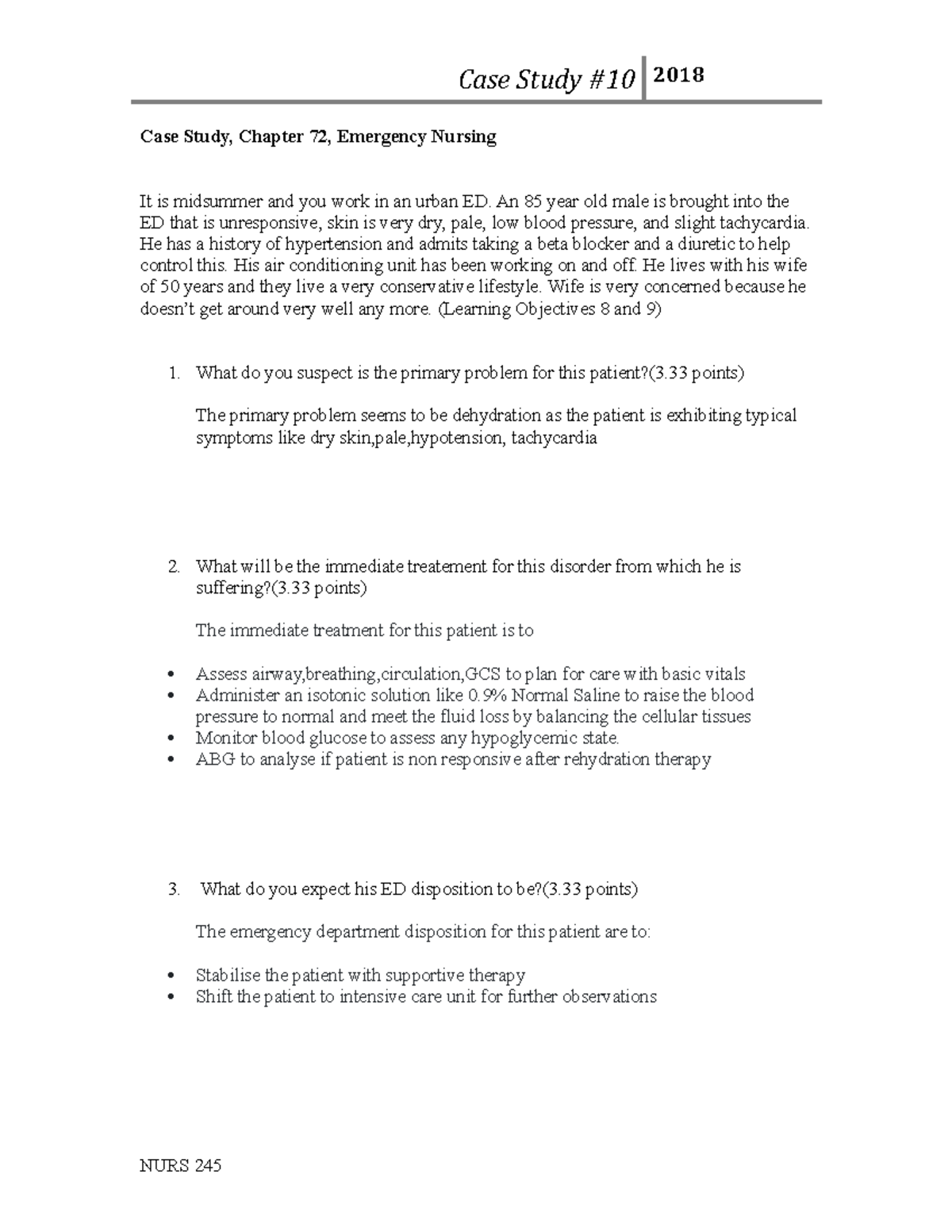 stroke case study for nursing students