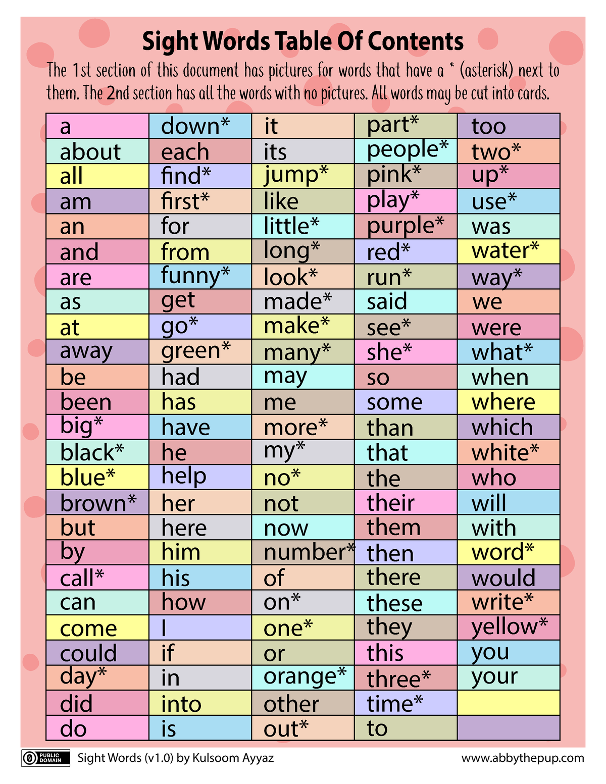 sight-words-the-2-nd-section-has-all-the-words-with-no-pictures-all-words-may-be-cut-into