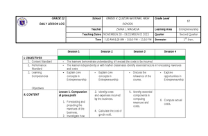 Science 7 ranking lesson plan - School SAN ANDRES NATIONAL HIGH SCHOOL ...