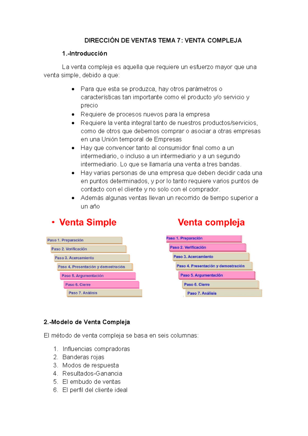 TEMA 7 - Venta compleja - DIRECCIÓN DE VENTAS TEMA 7: VENTA COMPLEJA 1 ...