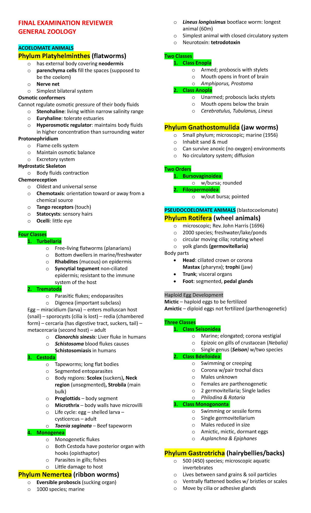 Final- Examination- Reviewer - FINAL EXAMINATION REVIEWER GENERAL ...