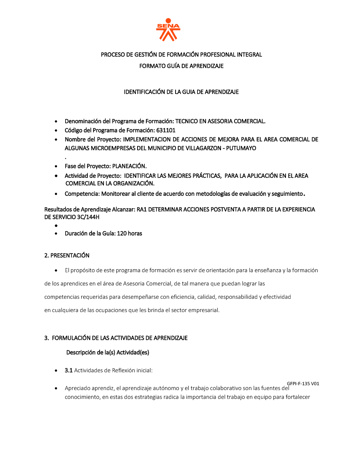 GFPI-F-135 Guia De Aprendizaje Asesoria Comercial Guia 7 120 Hrs - GFPI ...