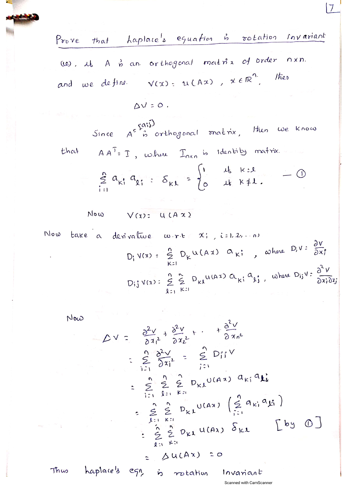 Laplace Equation II - Partial Differential Equations - Studocu