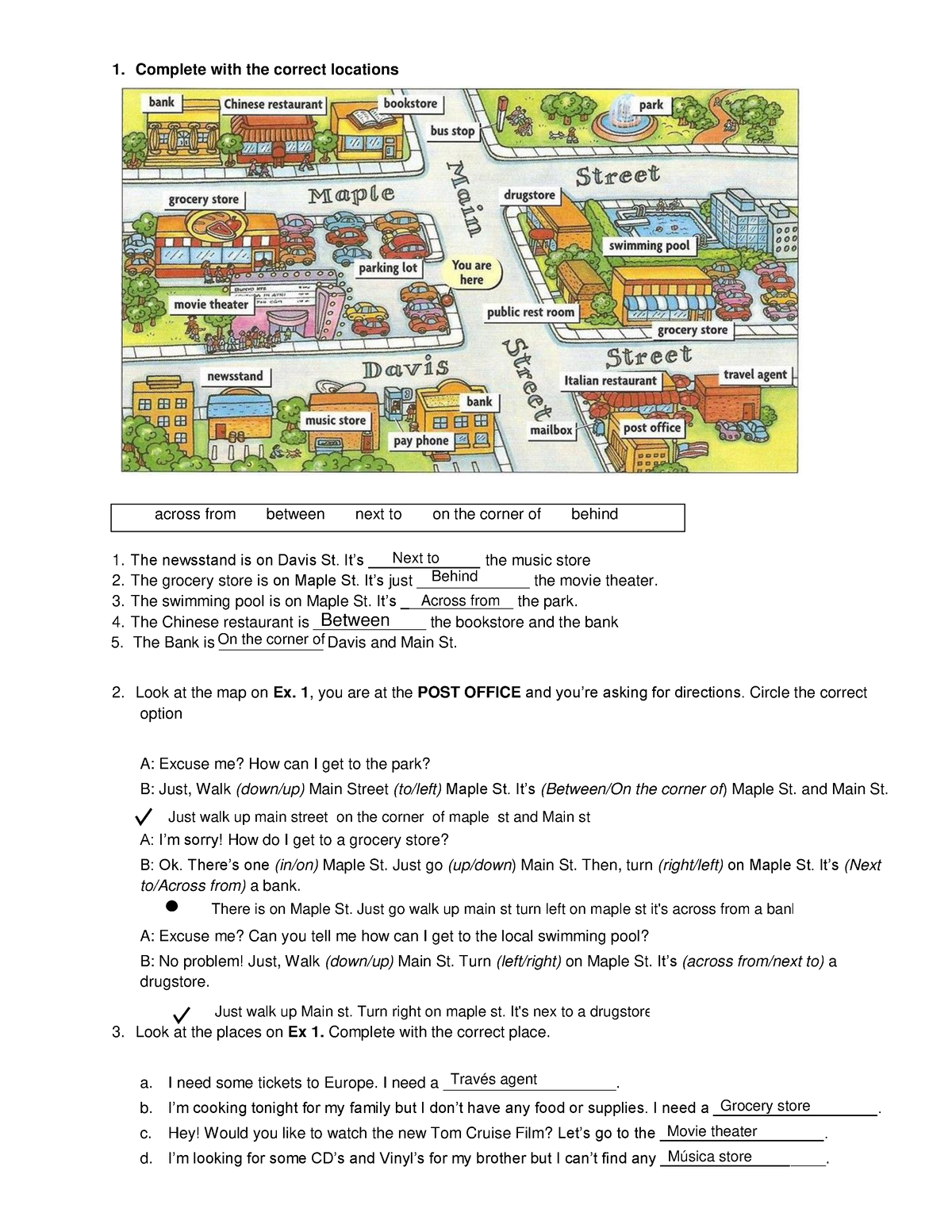 Arcade-Repaso unit 13 - ingles level 4 - Complete with the correct ...