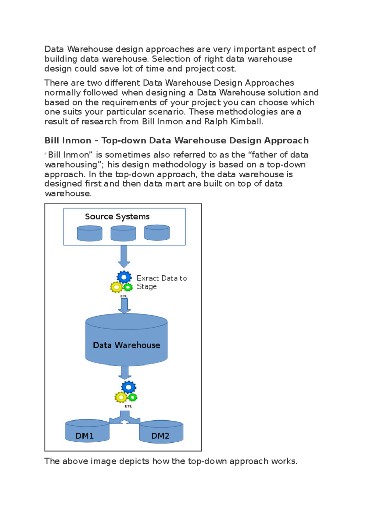 Data Warehouse Design - Selection of right data warehouse design could ...