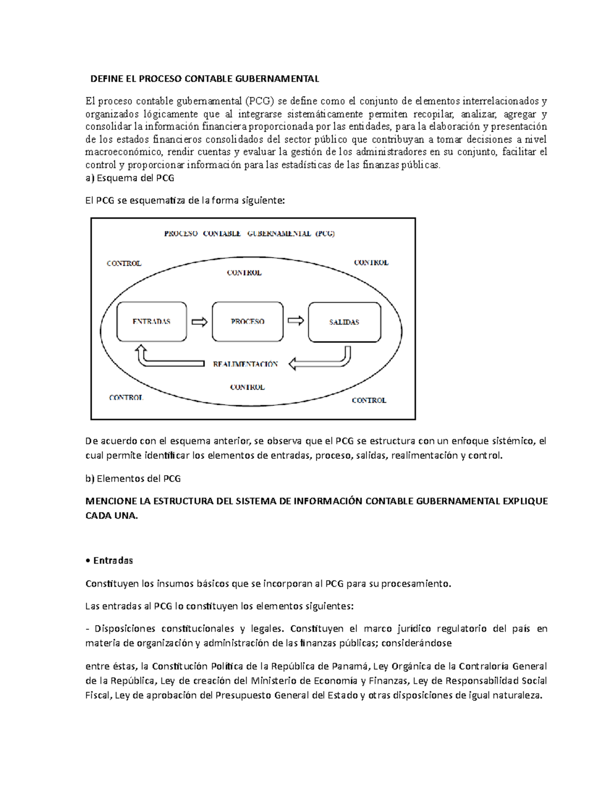 Define El Proceso Contable Gubernamental - Define El Proceso Contable 