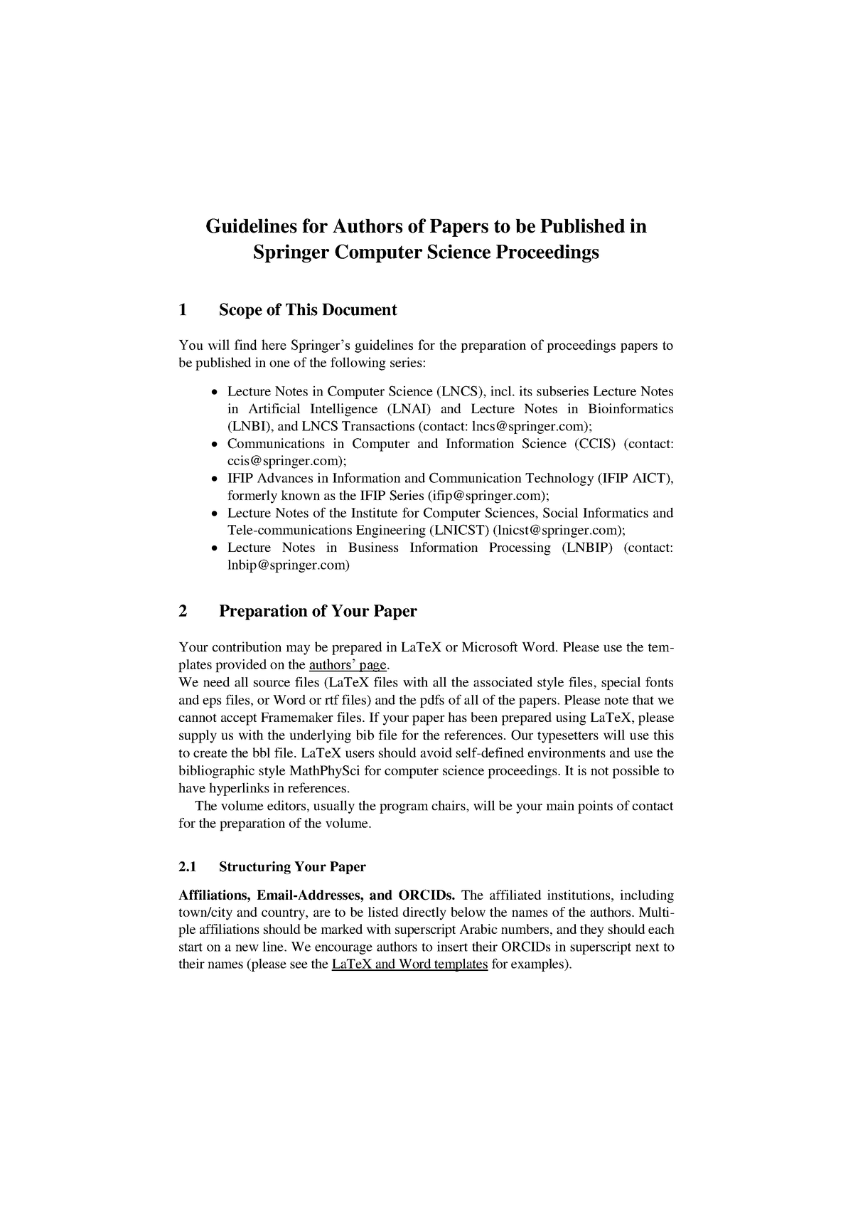 springer-guidelines-for-authors-of-proceedings-cs-guidelines-for