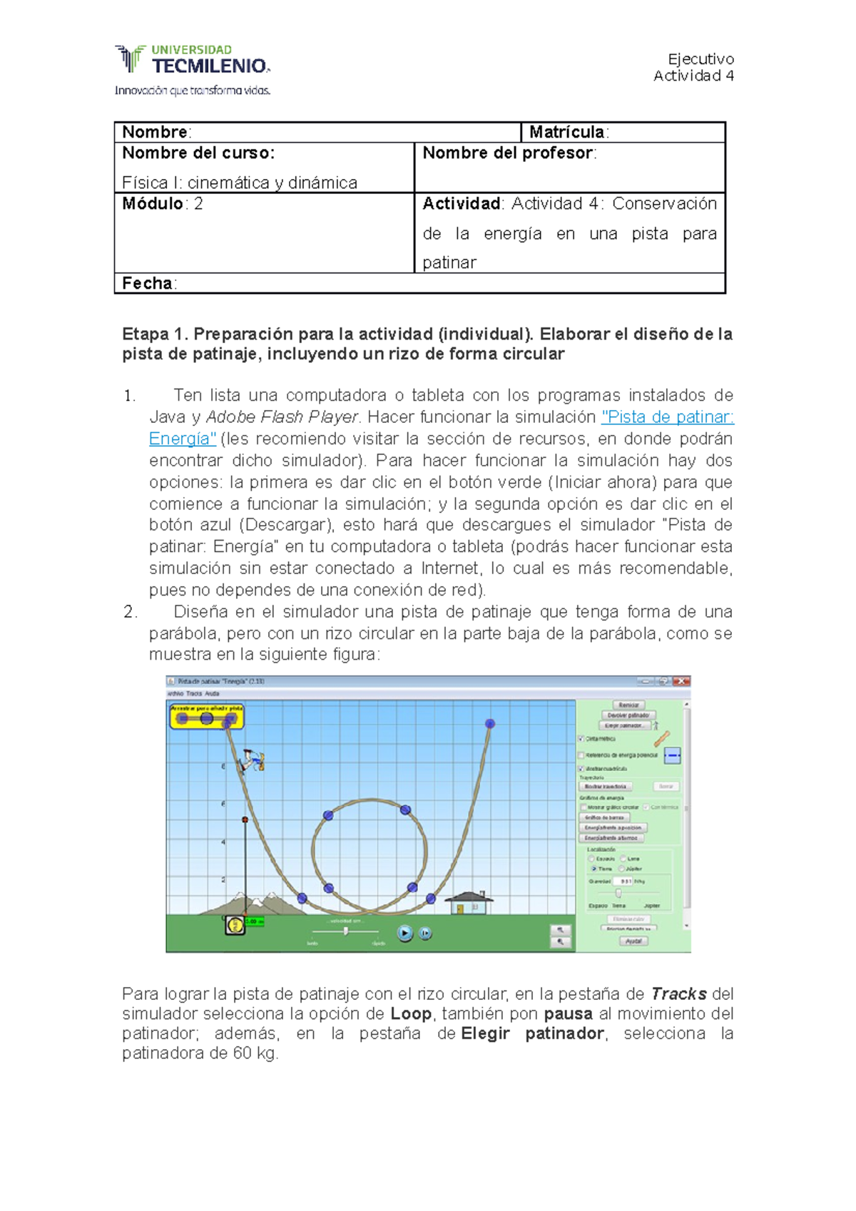 Actividad 4 Fisica 1, Cinematica Y Dinamica Del Modulo 4 - Actividad 4 ...