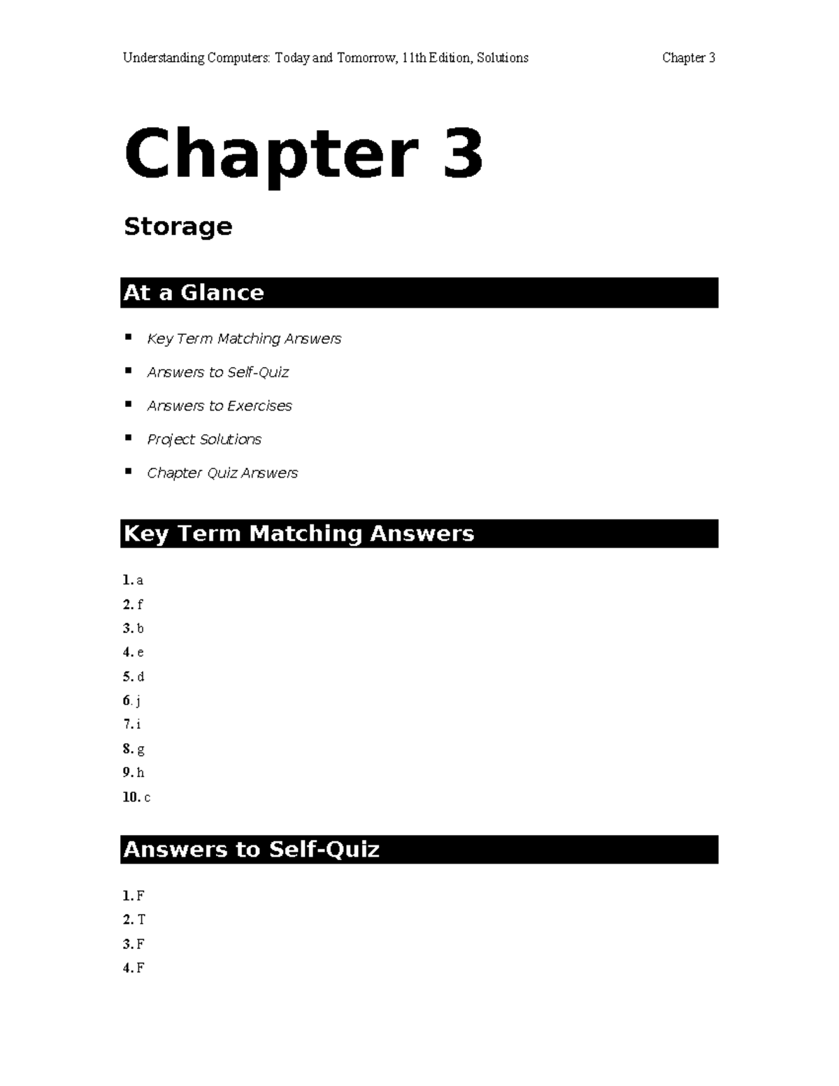 UC11.Solutions - Chapter 3 Storage At a Glance Key Term Matching ...