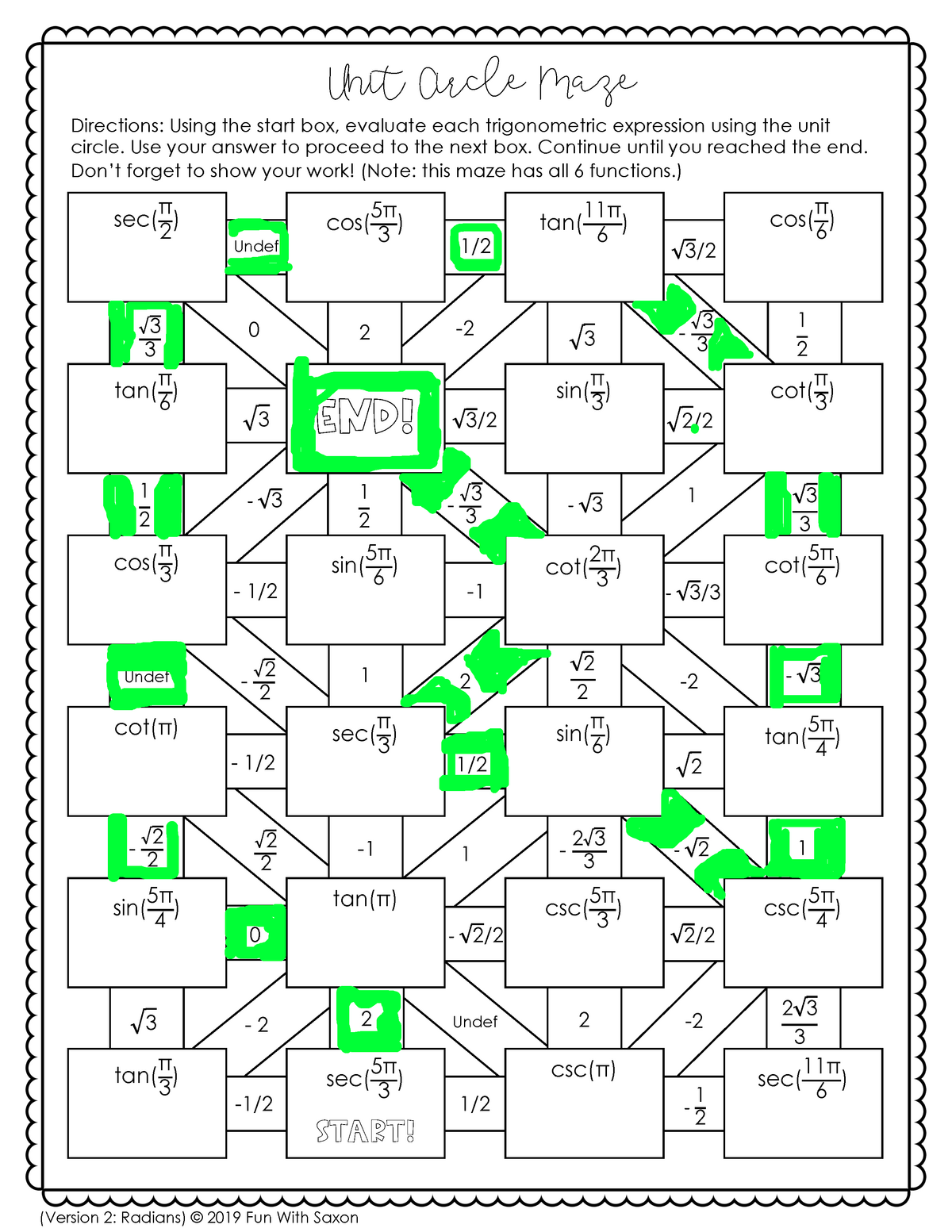 kami-export-calculus-and-pre-calculus-notes-unit-4-unit-cirle-maze1-equations-unit-circle