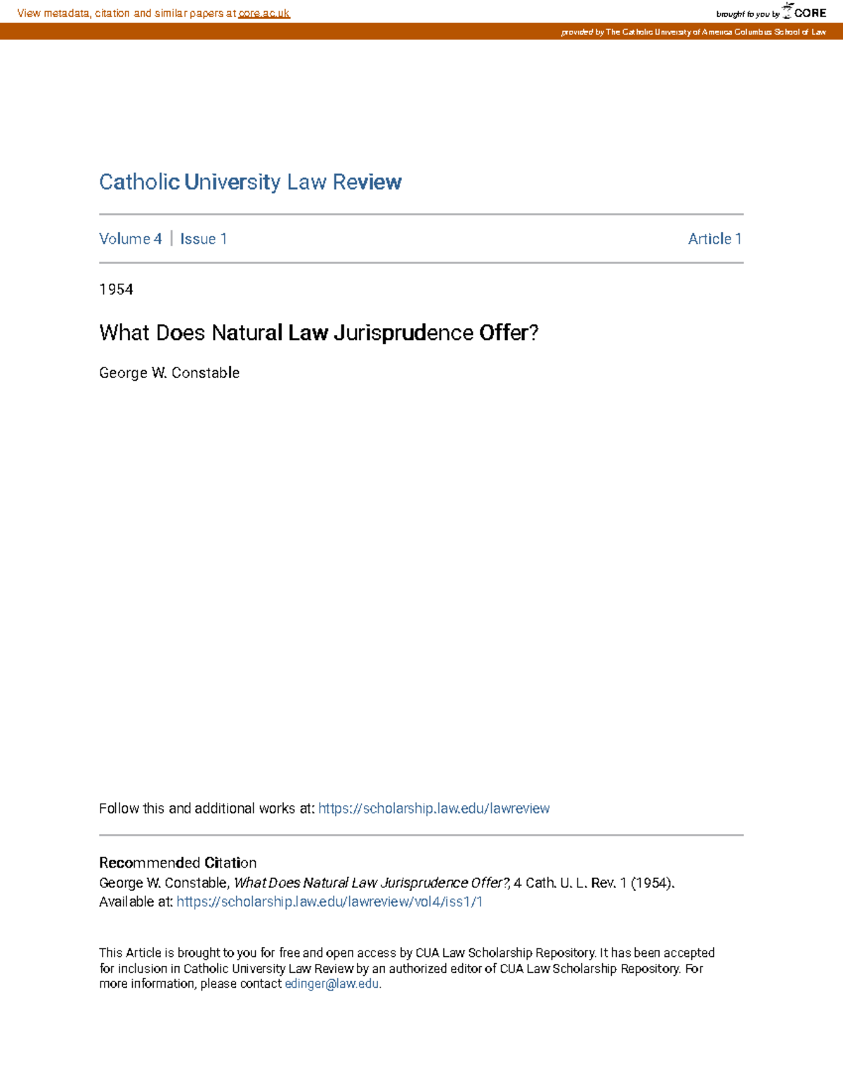 232606156 Jurisprudence Catholic University Law ReviewCatholic