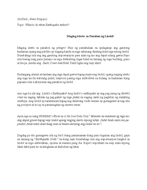 Editorial Filipino - Notes - Pagbabalik ng Klase sa Buwan ng Hulyo Sa ...