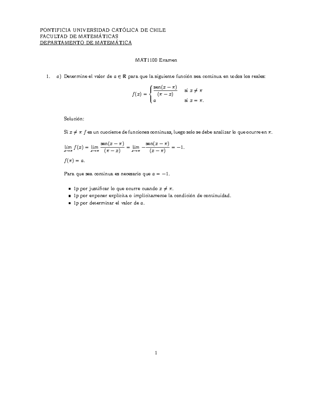 Solucion Examen Mat1100 Sem2 2022 - PONTIFICIA UNIVERSIDAD CAT ...