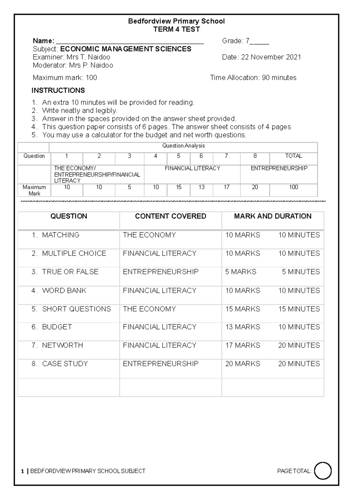 2021-ems-term-4-test-bedfordview-primary-school-term-4-test-name