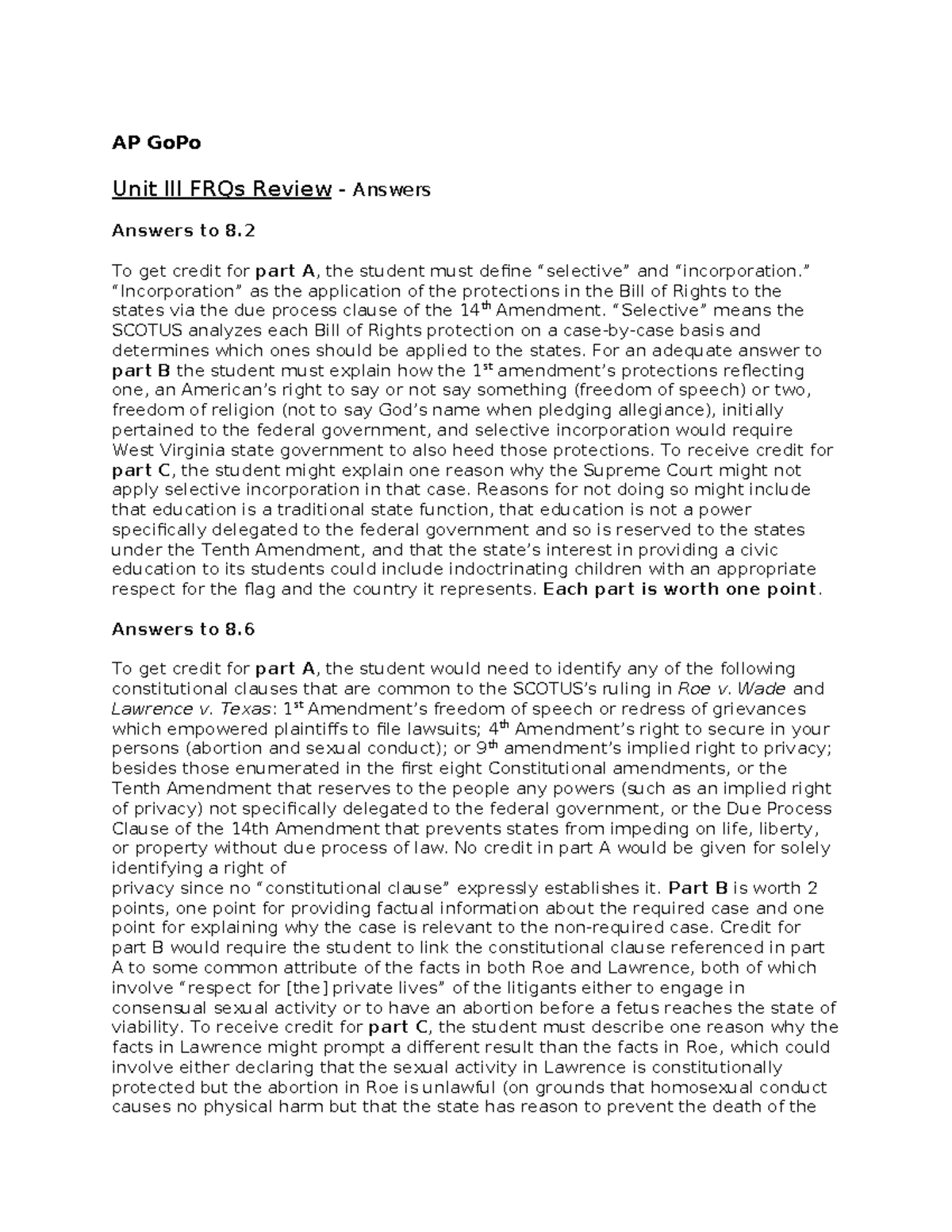 Ap Gov Frqs - uriz8jy