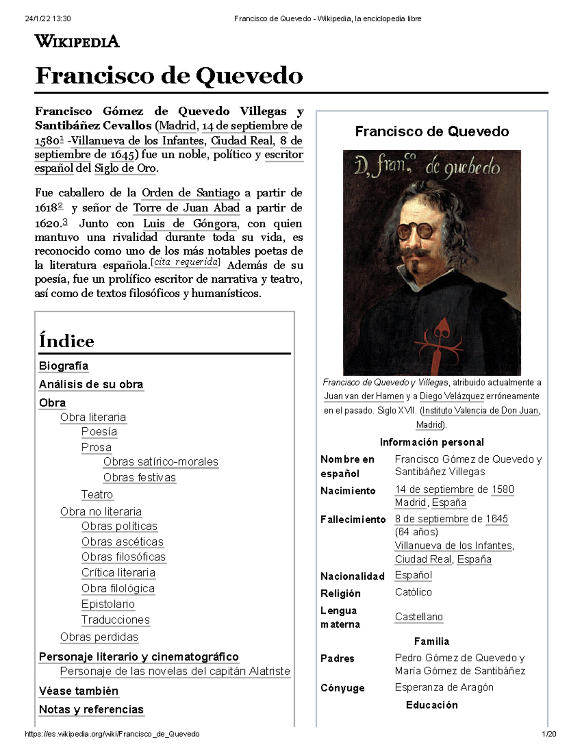 Francisco De Quevedo Bkjlkhk Francisco De Quevedo Francisco De 