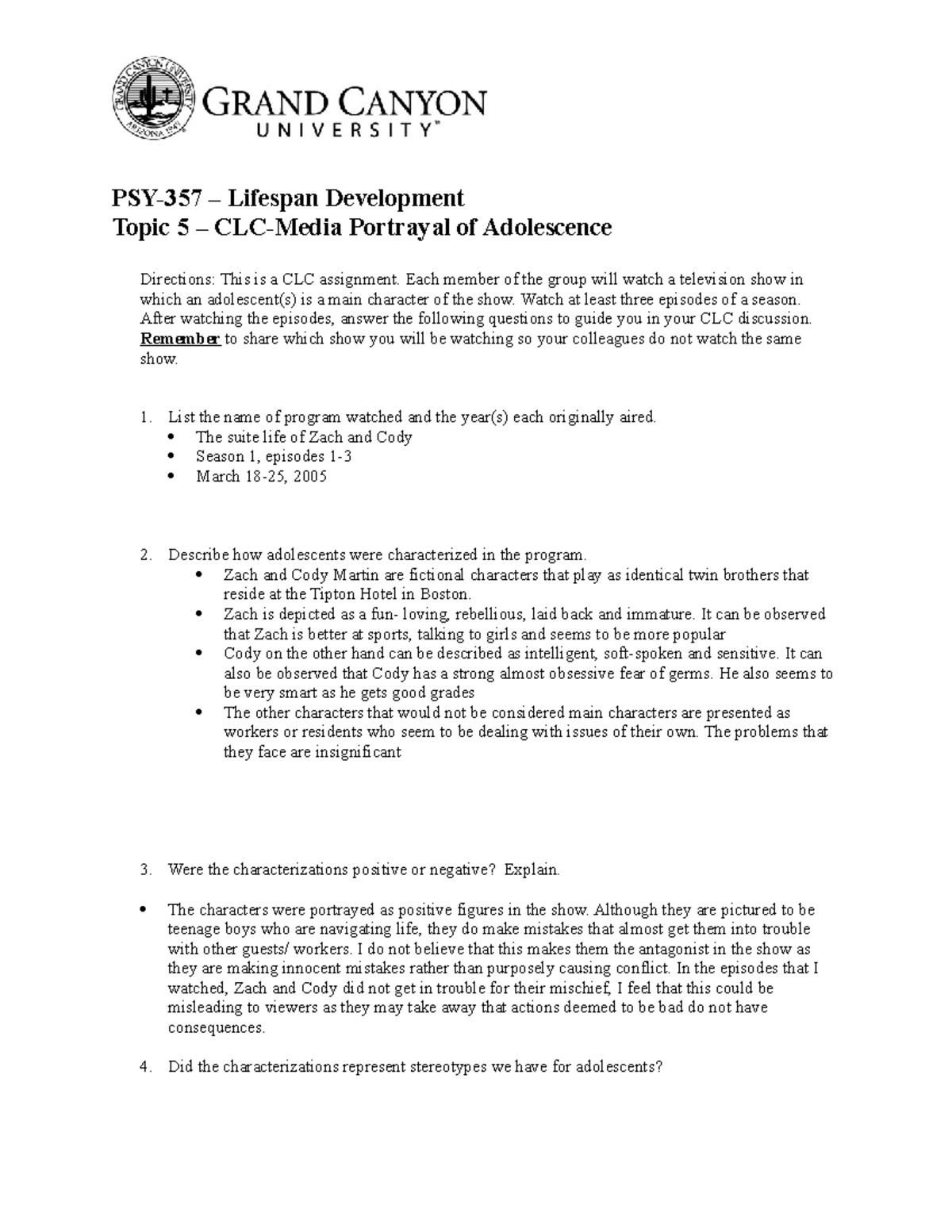 Media- clc - notes - PSY-357 – Lifespan Development Topic 5 – CLC-Media ...