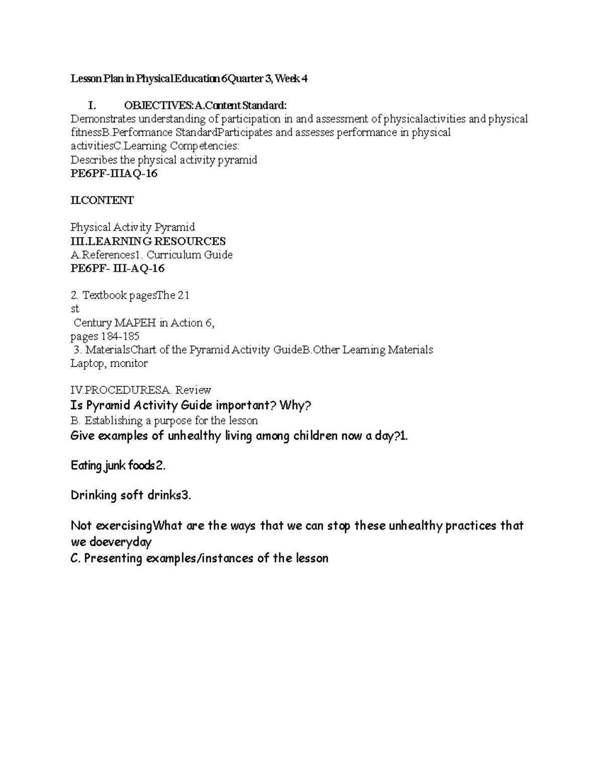 lesson-plan-in-physical-education-6quarter-3-objectives-a-standard