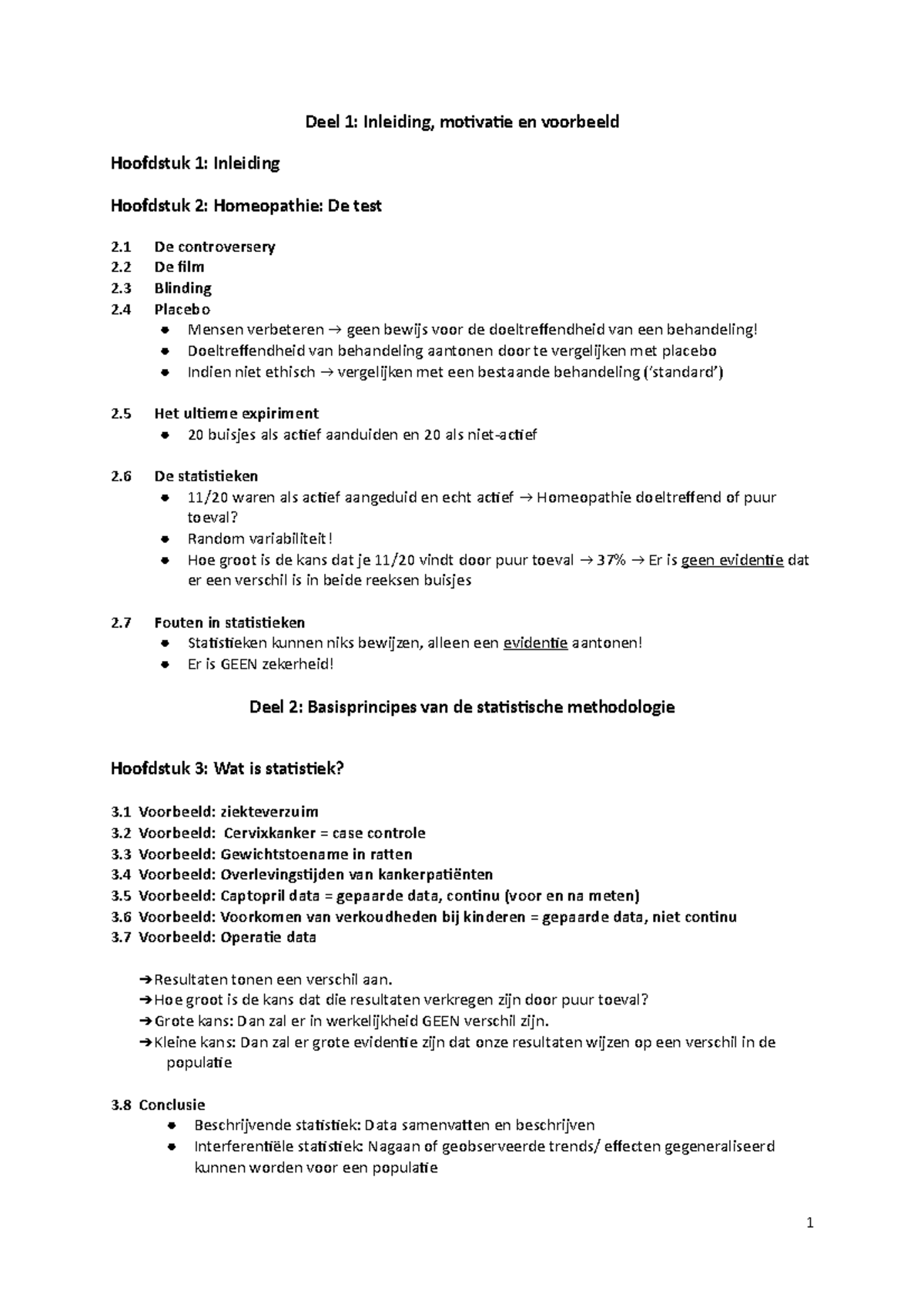 Samenvatting 2 - Deel 1: Inleiding, Motivatie En Voorbeeld Hoofdstuk 1 ...