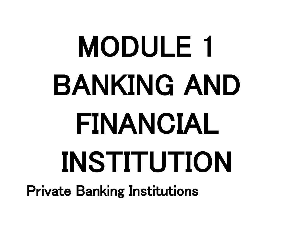 module-1-module-1-banking-and-financial-institution-private-banking