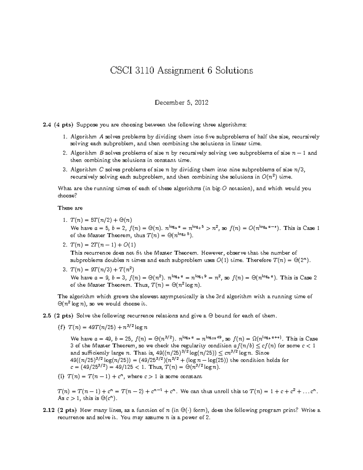 cos2601 assignment 3 solutions