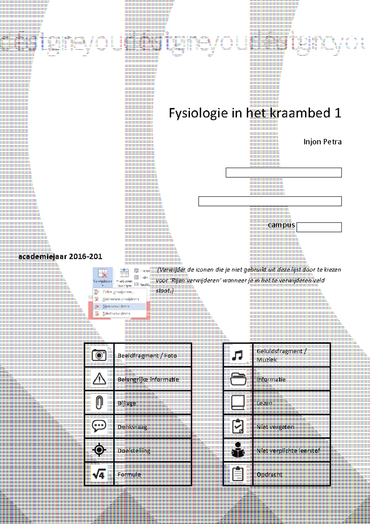 Syllabus Fysiologie Van Het Kraambed 1 - Fysiologie In Het Kraambed 1 ...