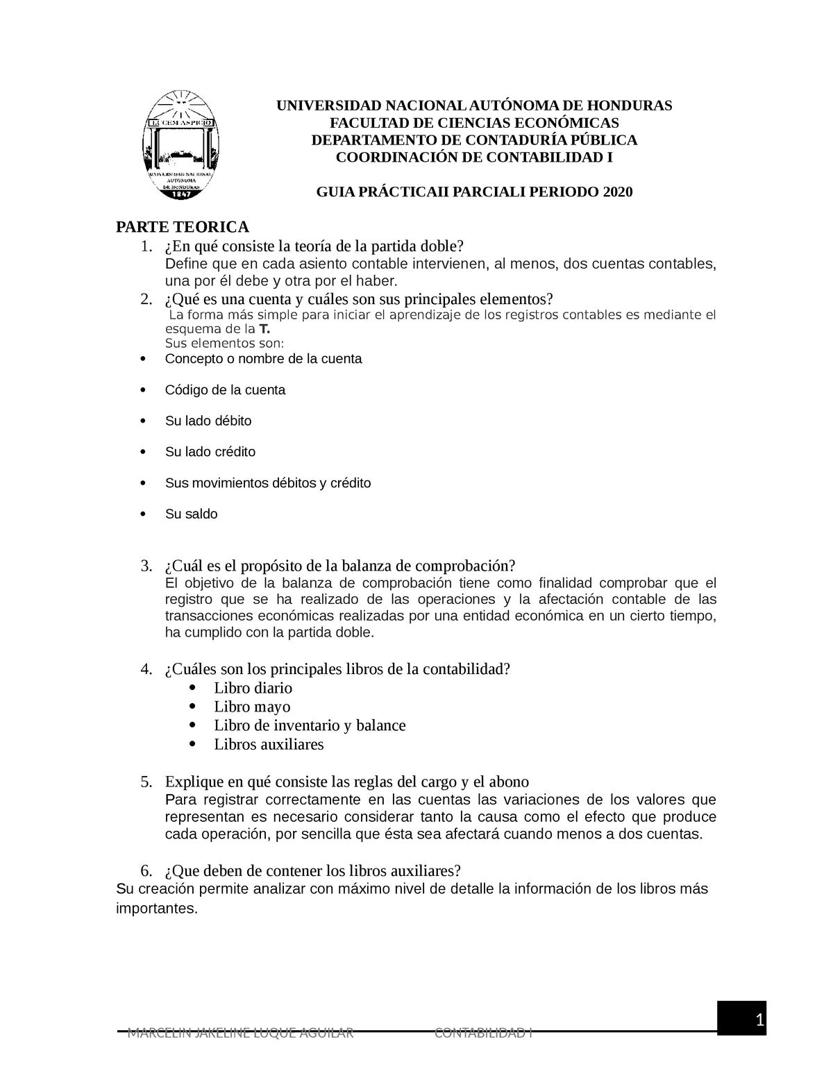 Guia Ii I Parcial 2020 Existen Dos Tipos De Sistema De Registro De Mercadería El Primero 6438