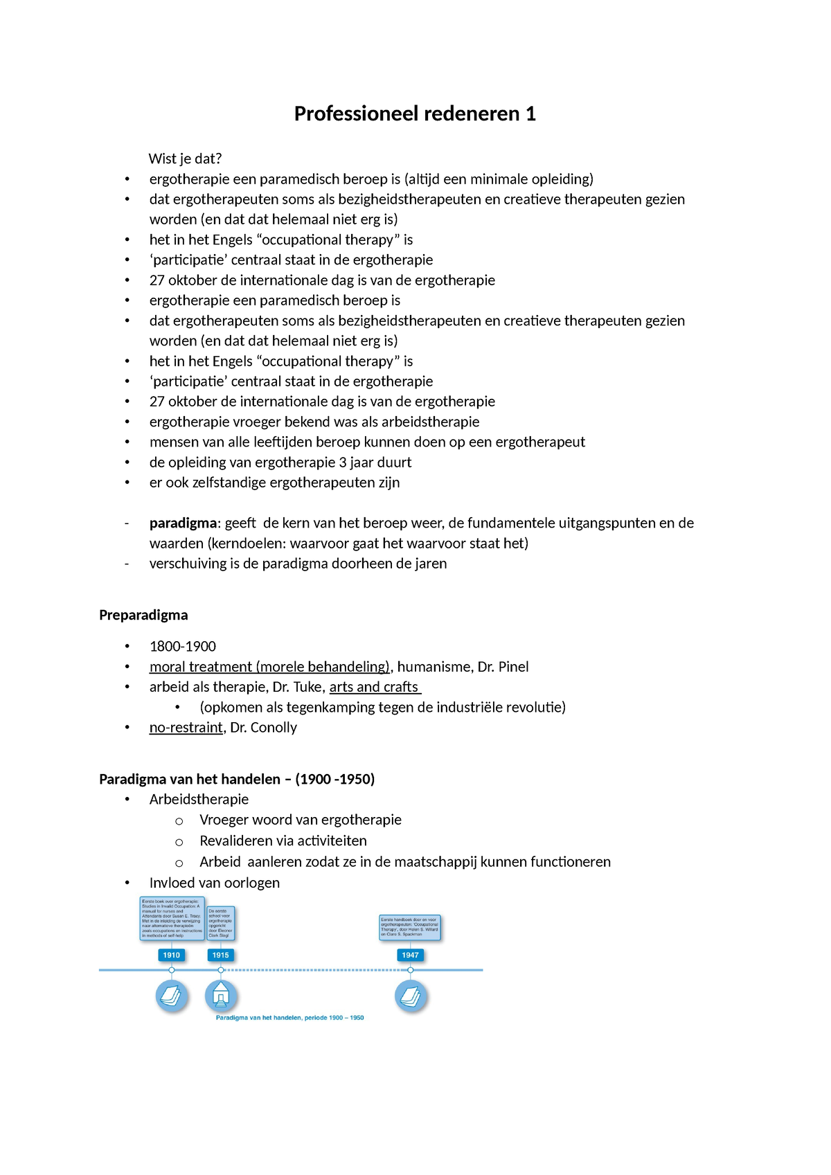 Professioneel Redeneren 1 - Pinel Arbeid Als Therapie, Dr. Tuke, Arts ...