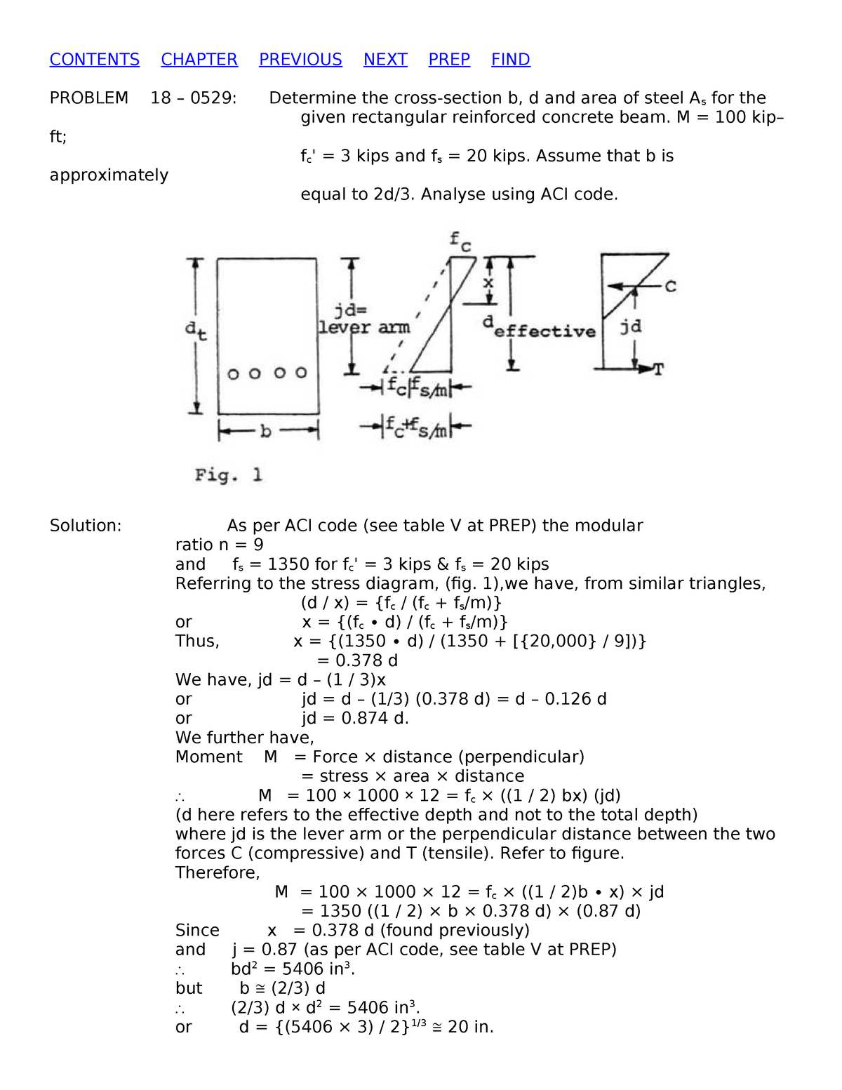 Q6 - DESIGN OF REINFORCED CONCRETE STRUCTURES - CONTENTS CHAPTER ...