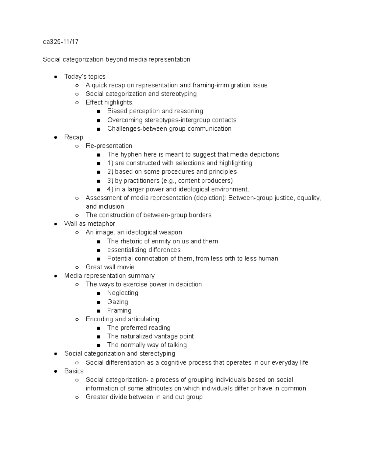 Ca325-11 17 - Ca325-11 17 - ca325-11/ Social categorization-beyond ...