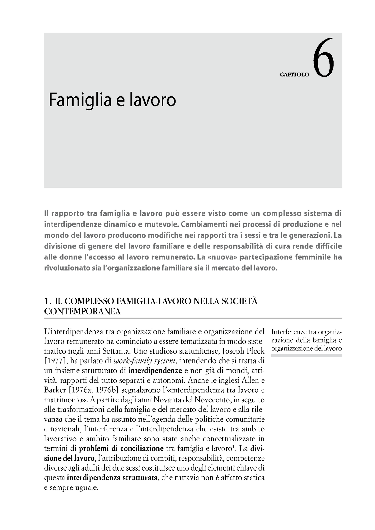 Sociologia della famiglia, Prove d'esame di Sociologia Della Famiglia