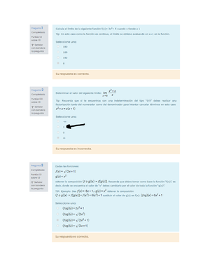 Puntos Extra 2 Autocalificable Cálculo Diferencial E Integral - Cálculo ...