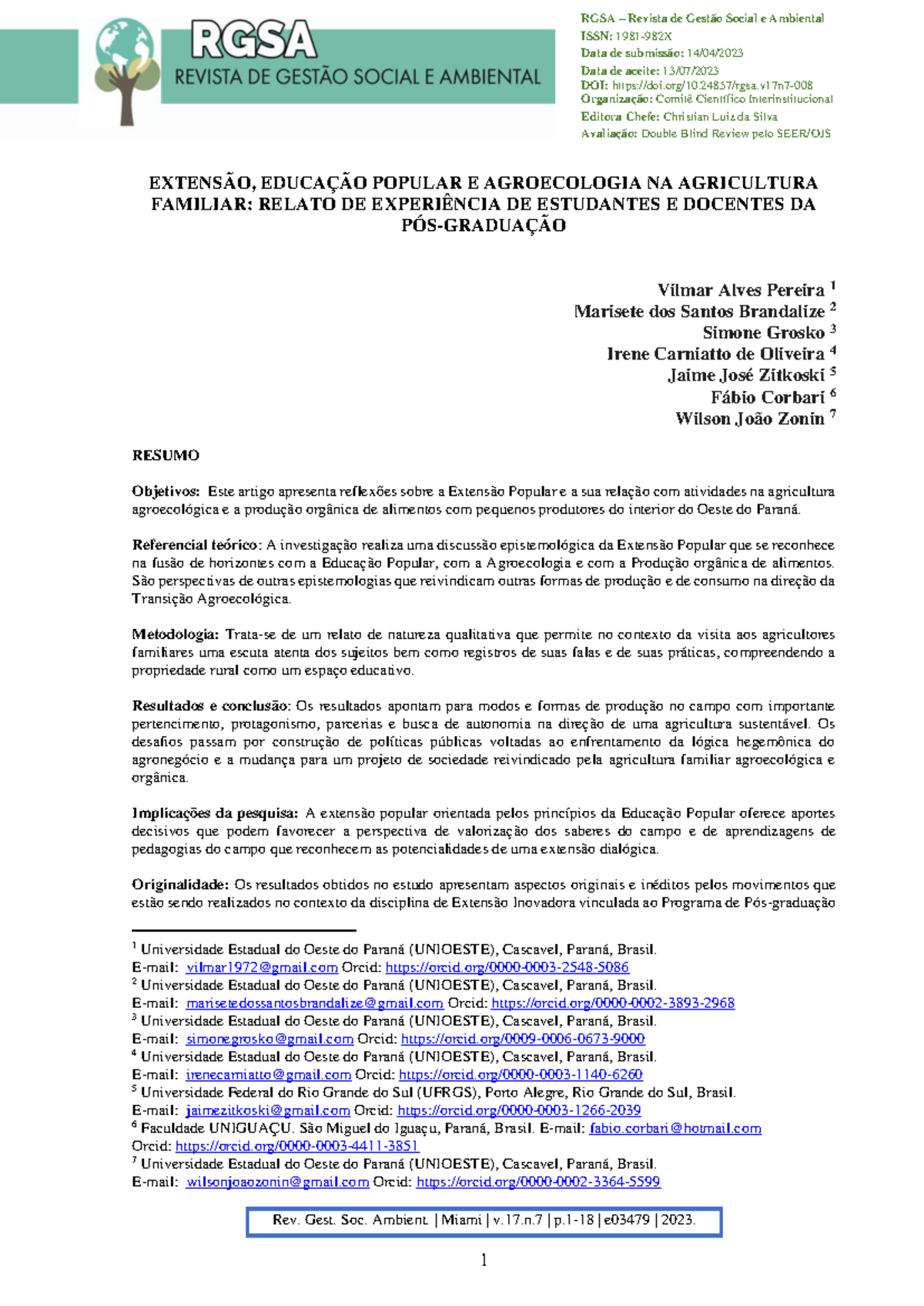 008+RGSA+port - é um diagnostico socioeconomico - Rev. Gest. Soc ...