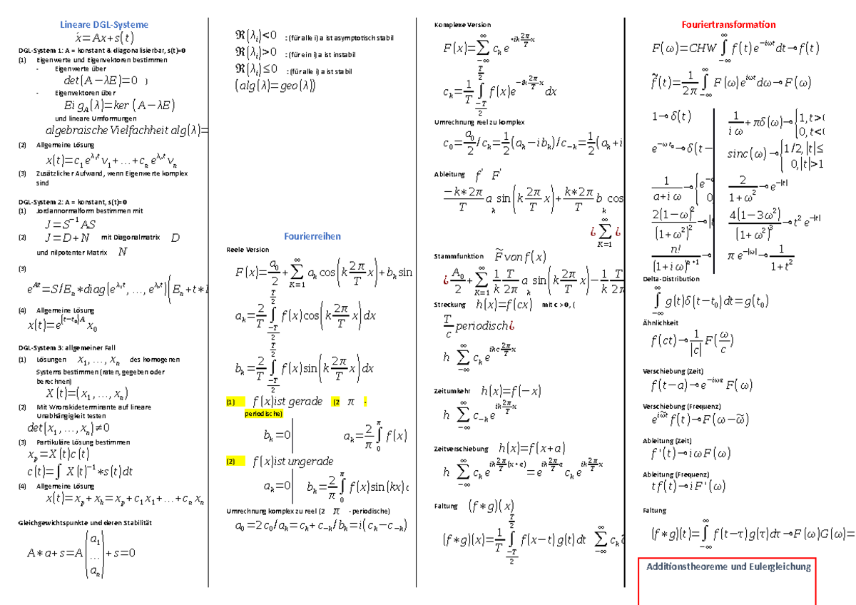 Differentialgleichungssystem Mit Reelle Eigenwerte, Dgl System – IQFDW
