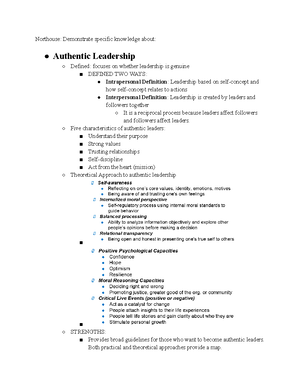 Leadership Final Exam Questions - Name And Describe A Person In Your ...