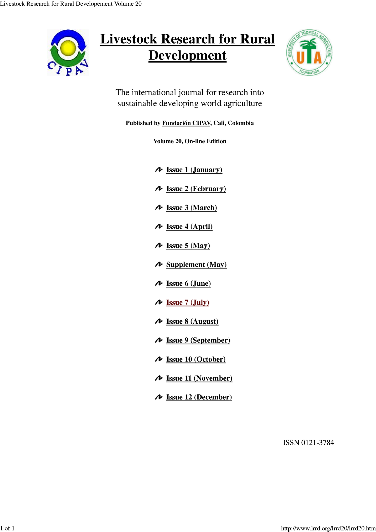 2008-Livestock Research For Rural Development 20 (7) - Article 113 ...