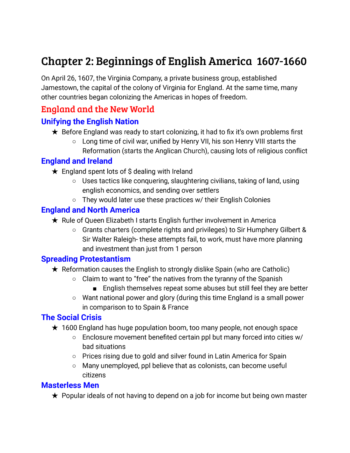 Chapter 2 Introductory Essay: 1607-1763 - Bill of Rights Institute