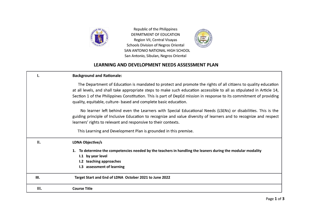 ldna-plan-template-learning-and-developm-republic-of-the-philippines