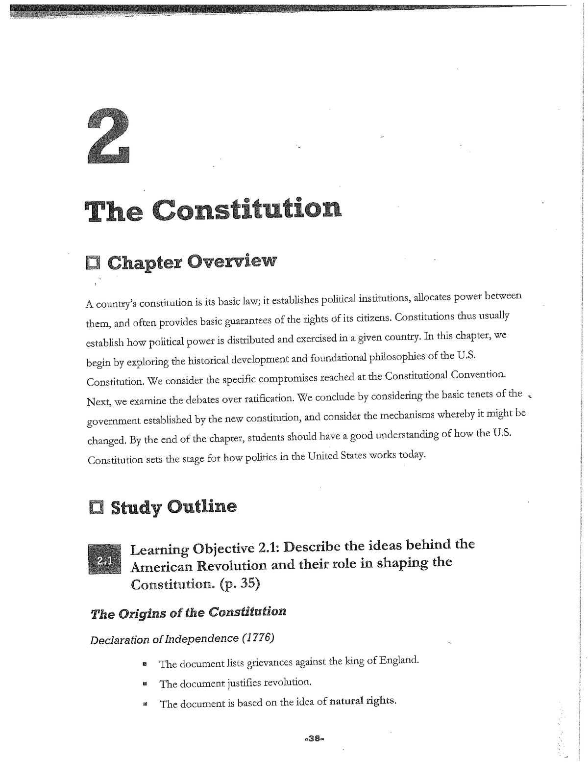 Ch Summary Chapter United States Government Democracy In Action Gov Studocu