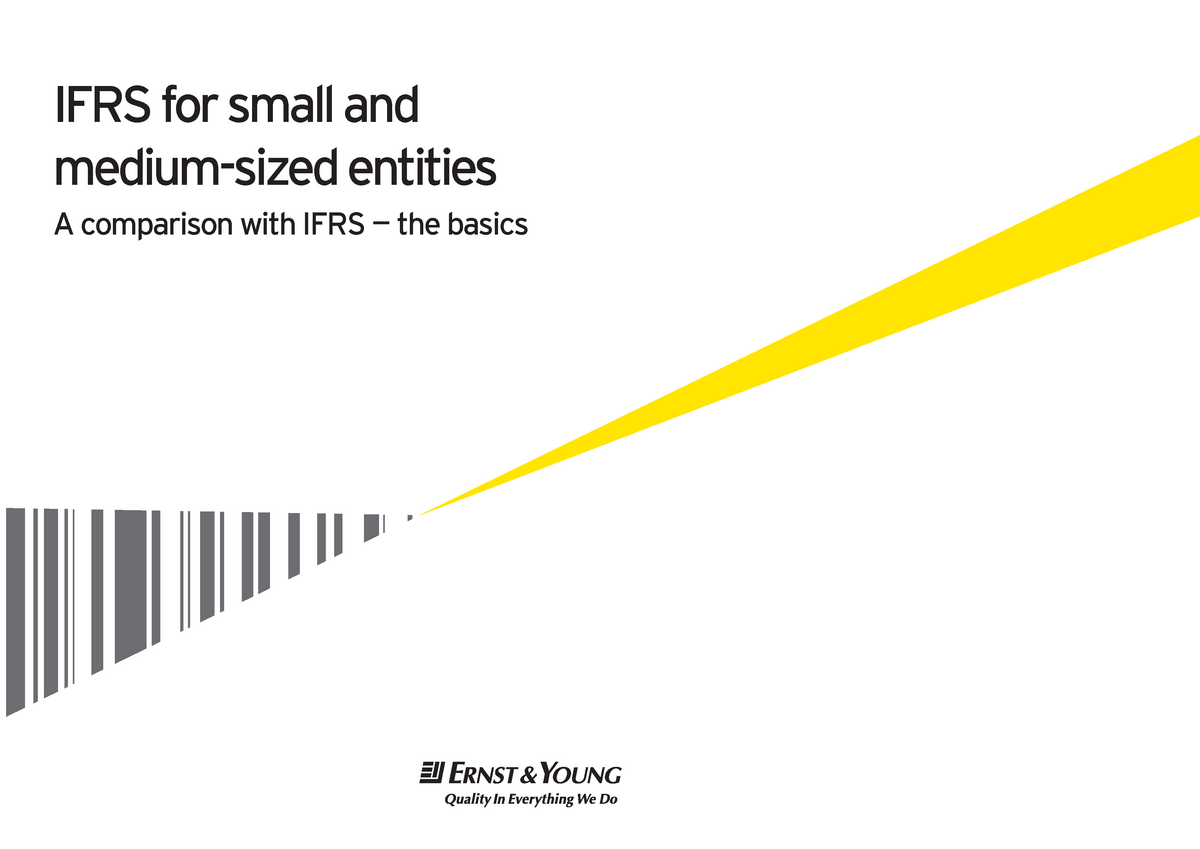 IFRS For SMEs Comparison - IFRS For Small And Medium-sized Entities A ...