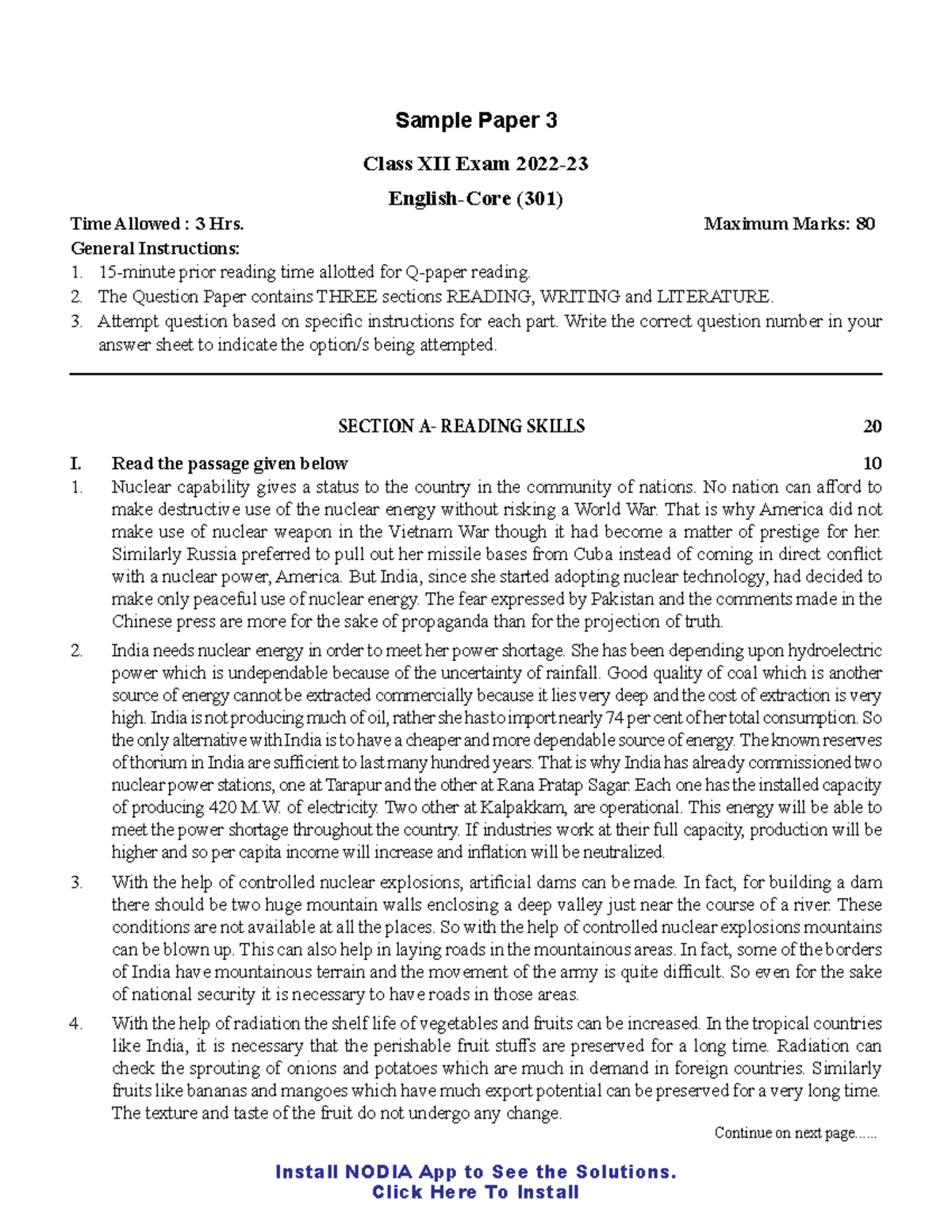 english-sample-paper-class-xii-english-core-sample-paper-3-page-1