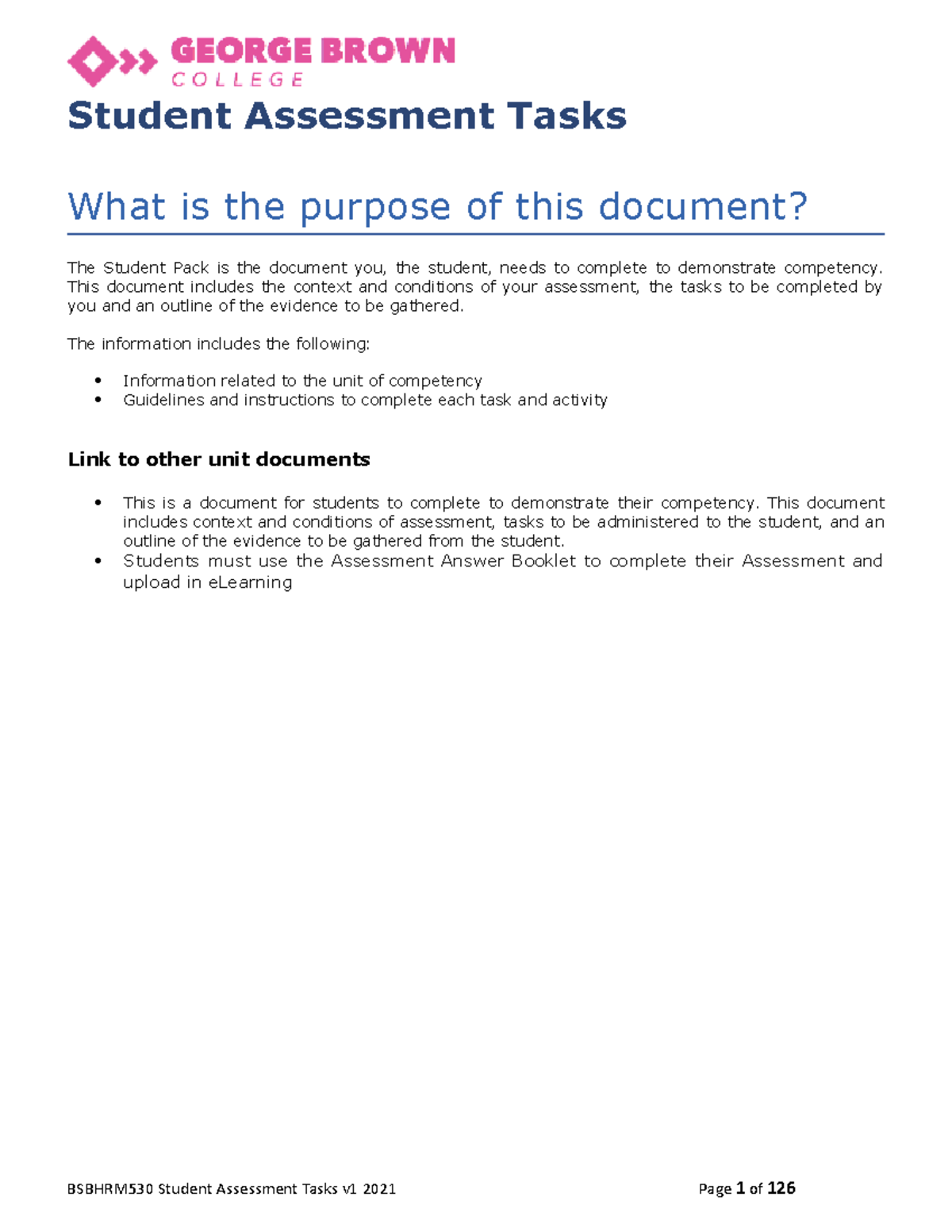 1 Bsbhrm 530 Student Assessment Tasks V1 2021 - Student Assessment ...