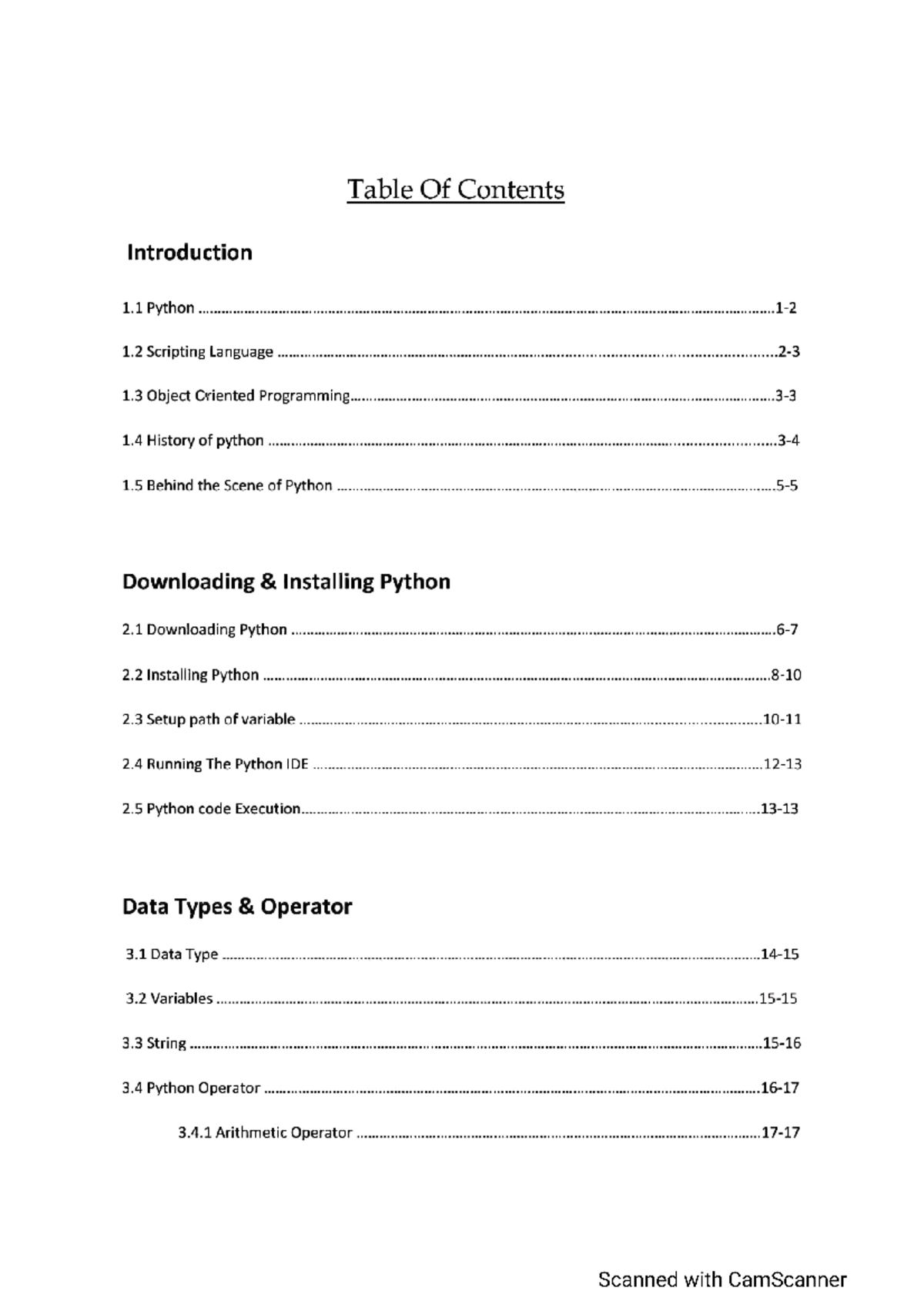 Python report-combined - Bachelor of Computer Applications - Studocu