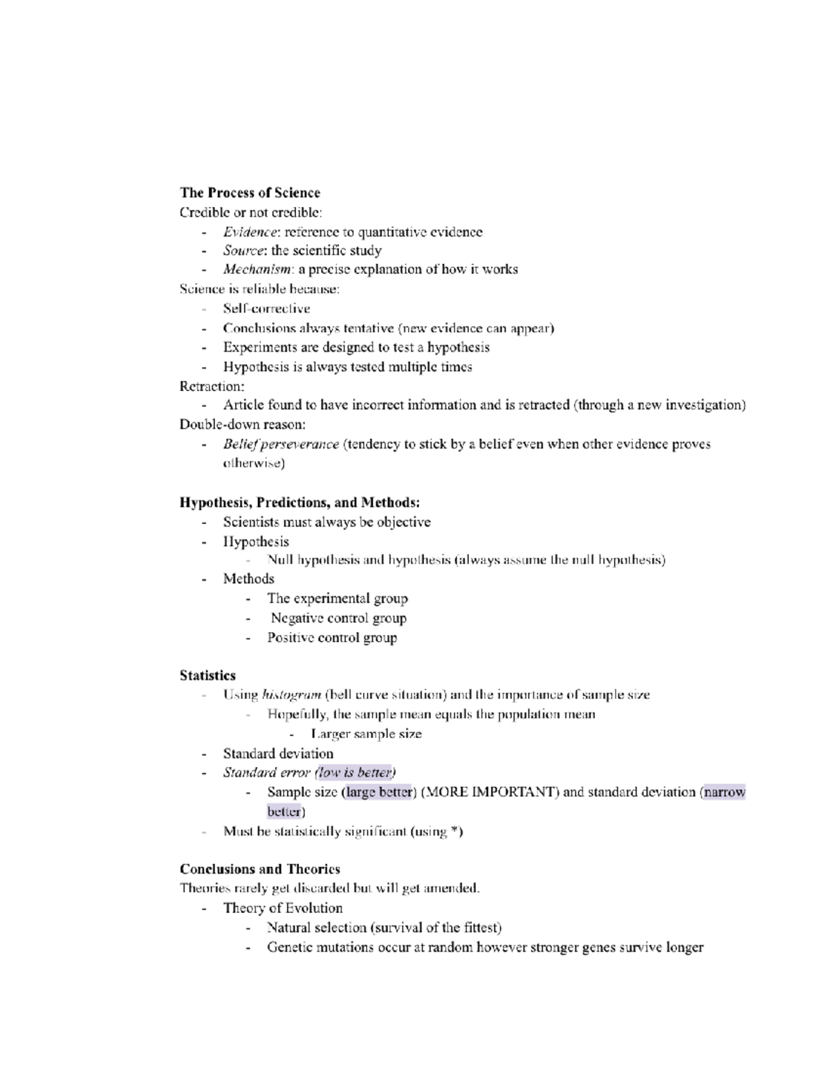 BIO 113 Final Study Guide - BIO 210 - Studocu