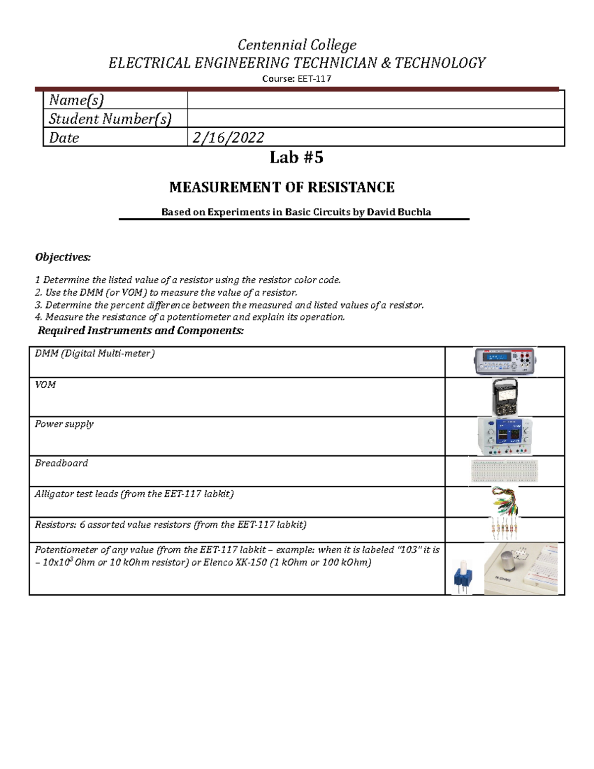 eet-117-lab-5-w22-theory-lab-centennial-college-electrical