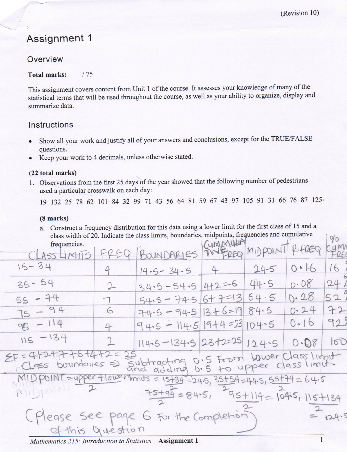 athabasca math 215 assignment 5