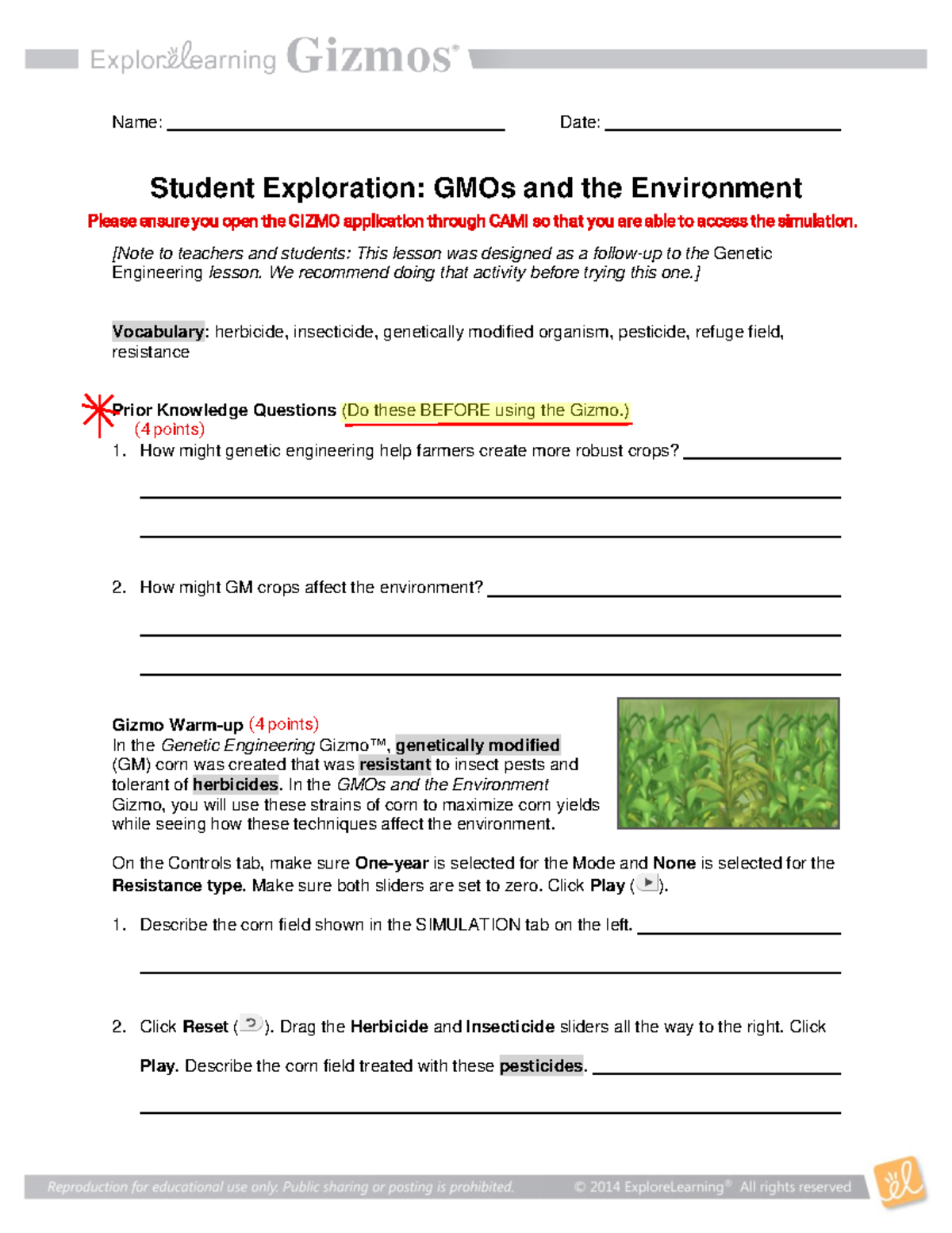 Kami Export - Rhianna Boynton - Kami Export - GMOs and the Environment ...