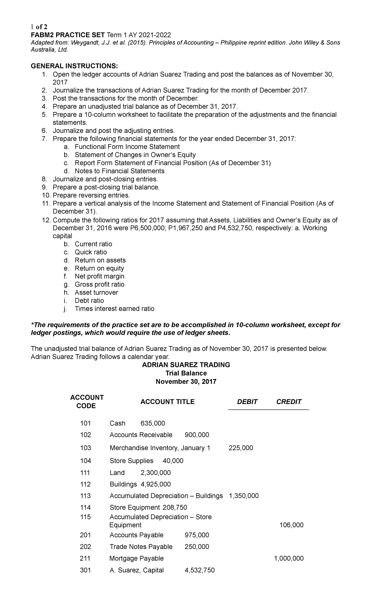 FABM2 Practice Set T1 2021-2022: A draft of a concept paper for ...