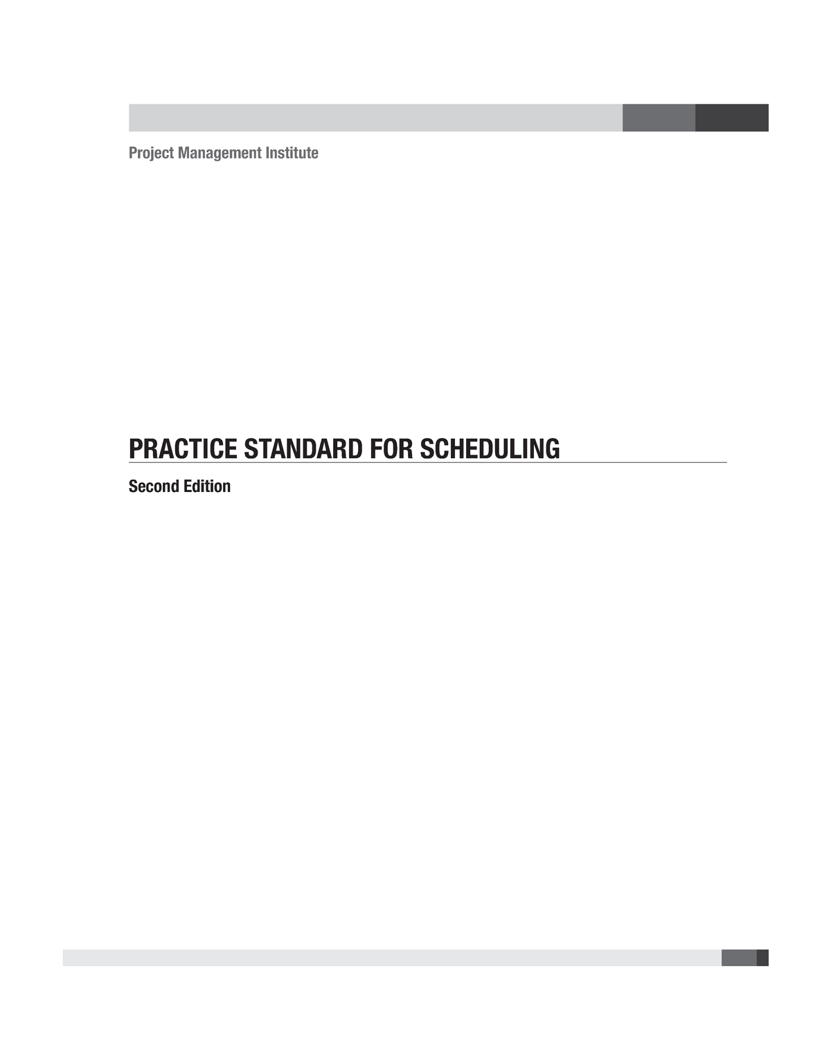 Practice-standard-scheduling - Project Management Institute PRACTICE ...